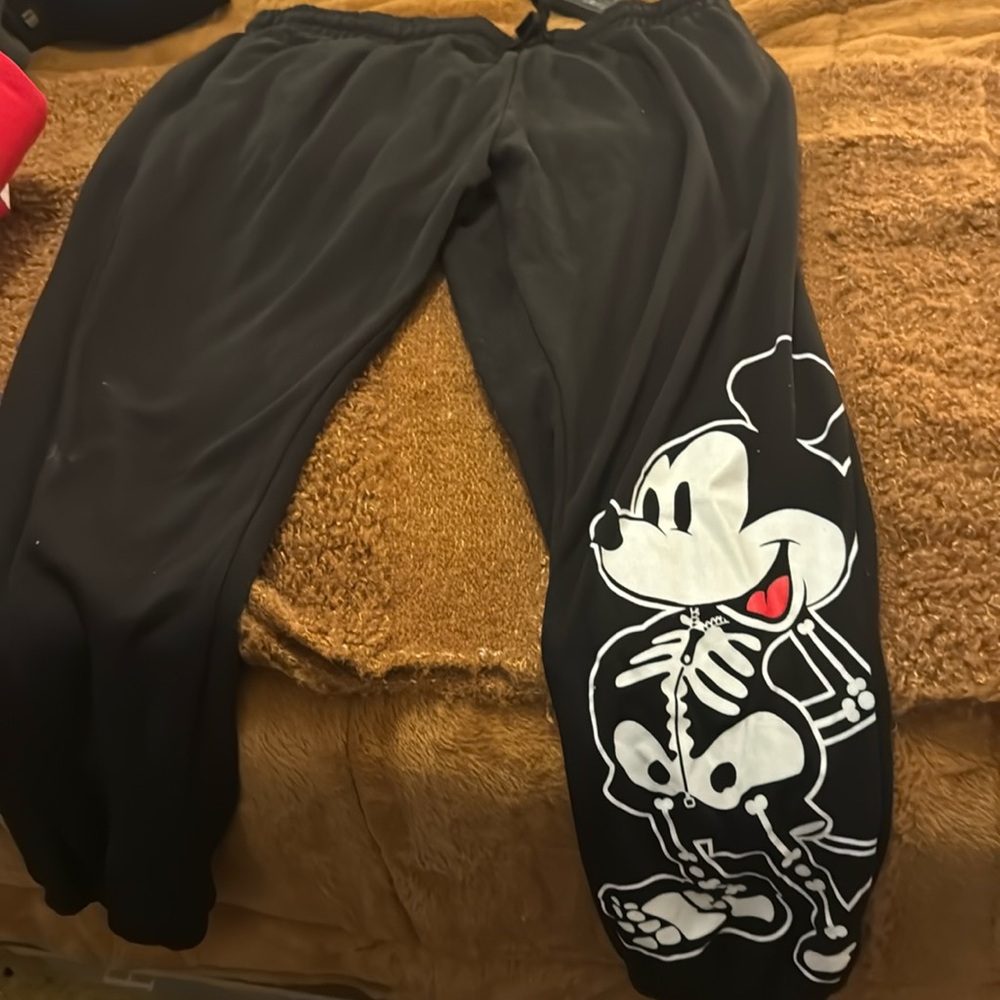 Mickey Halloween sweatpants preowned